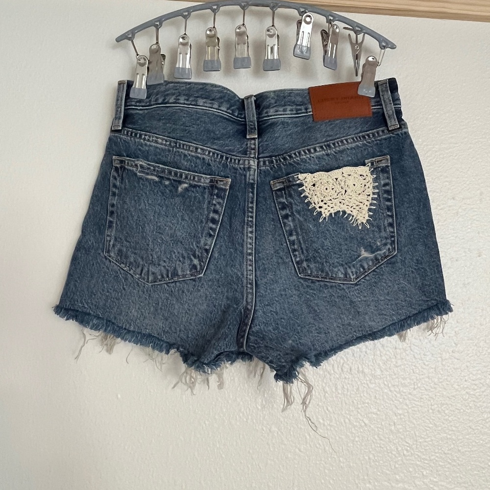 Denim shorts